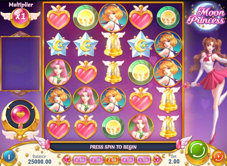 Moon Princess Most Popular Online Casino Games by Playn GO